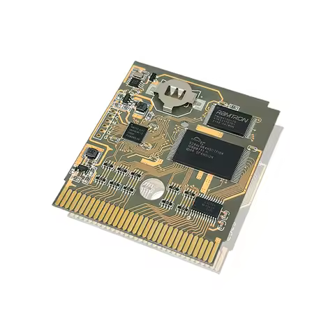 MBC3 RTC FunnyPlaying MidNight Trace GB/GBC Flash Cart 8MB FLASH 64KB FRAM Replaceable Battery card 