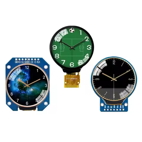 TFT Display 1.28 Inch TFT LCD Display Module Round RGB 240*240 GC9A01 Driver 4 Wire SPI Interface 24