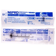 NIPRO Syringe Needle-Free Plastic Size 5ml.