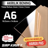 Clear Acrylic a6 | Acrylic a6 | A6 acrylic size A6 acrylic size 10.5 x 14.8 cm