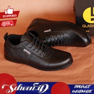 COD Sepatu Pansus Kerja Kulit Pria Sneakers Kasual Santai Keren / Sepatu Kasual Brodo Pendek Kekinia