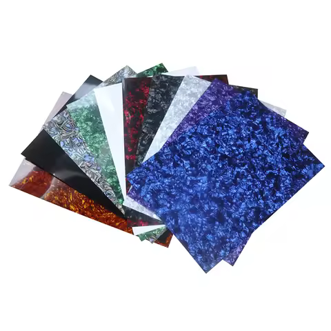 Gauge 0.71mm Guitar Pick Punch DIY Celluloid Sheet Film Pickguard Customize Sheet A4 Size