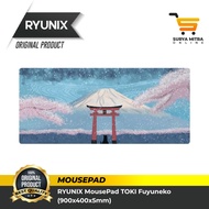 RYUNIX MousePad Toki Edition Fuyuneko Waterproof Gaming Deskmat (900x400x5mm)