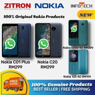 Genuine 100% Original New Nokia C20 C01 Plus Whatsapp Android Nokia 225 6300 Nokia 105 4G Fast Internet Keypad Phone