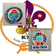 Badge Bed Bet Bordir Logo Kemendes SDGs Kementerian Desa
