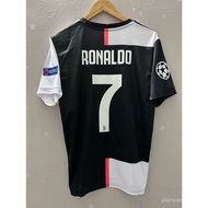 Retro Football Jersey 19-20 Juventus RONALDO DYBALA Top Quality Home Soccer Jersey custom Football T