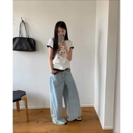 GANNI 3602 CAT NECK T-SHIRT