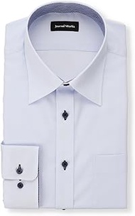 Men's Long Sleeve Shape Resistant Shirt, Regular/Wide Collar, All Seasons, Antibacterial, Deodorizin