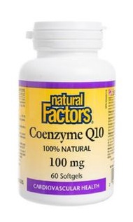 Update:NATURAL FACTORS 輔酶 Q10 100 毫克軟膠囊