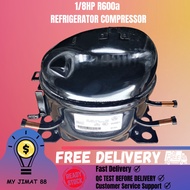 {FULL COPPER COIL} FRIDGE COMPRESSOR 1/8 R600a Refrigerator Compressor Motor