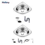 [Hellery] Corner Bathroom Sink Corner Basin Sink Wall Mounted Multipurpose Easy Installation Home Wa
