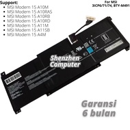 Modern MSI battery 15 A10M A10RAS A10RB A10RD A11M A11SB A4M BTY-M491 battery new