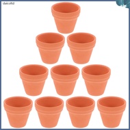 10Pcs 3.5x3.5cm Small Mini Terracotta Pot Clay Ceramic Pottery Planter Cactus Flower Pots Nursery Po