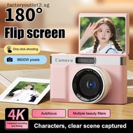 Fcsg 180°Flip Screen Selfie Camara 96MP Autofocus 8X Zoom Entry-Level Kids Camara Jelly