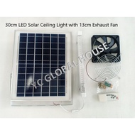 Solar Panel Sensor Light with or without exhaust fan
