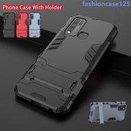 OPPO A31 A91 A52 A92 Reno 3 Reno3 Find X2 Pro Phone Case Hard Armor Shockproof Casing Soft New Back Cover With Stand Holder