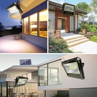 สปอร์ตไลท์ พลังงานแสงอาทิตย์ แผงโซล่าเซล โคมไฟโซล่าเซลล์ JD 300W JD-8300L พร้อมรีโมทควบคุม JD Solar