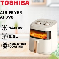 TOSHIBA Air Fryer AF899L หม้อทอดอากาศ 8L ควบคุมอุณหภูมิของหม้อทอดไร้น้ำมัน หม้อทอดไร้น AF398 One