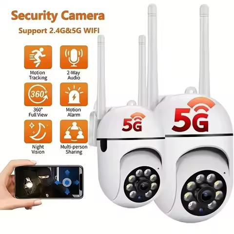 PTZ 2.4G WIFI IP Camera Audio CCTV Surveillance Cam Outdoor 4X Digital Zoom Night Vision Wireless Wa