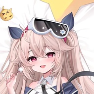 Azur Lane Anchorage Blonde Hair Pink Eyes White Eagle Anime Dakimakura Pillowcase Double Sided HD Pr