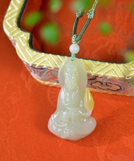 秒殺價 天然和田玉觀音吊墜 玉質細膩
