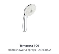 德國GROHE Tempesta100,3速花灑頭