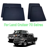 Land Cruiser 70 Series  Magnet Car Window Sunshade For Toyota LC70 LC76 LC78 LC79 4 Windows Accessor
