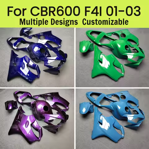For Honda CBR 600F4I 2001 2002 2003 Prime Fairing Set CBR600F4I 01 02 03 Customizable Body Set Motor