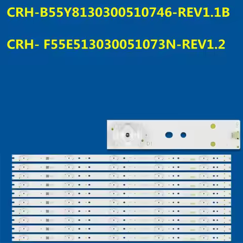 10PCS LED Strip CRH-F55U82303005106CC-REV1.0 CRH-B5530300510725-REV1.0 LS55Z51Z LQ55AL88Y51 LQ55AL88