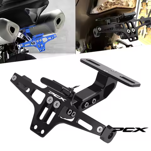 For HONDA PCX125 PCX150 PCX 125 150 pcx 125 150 Motorcycle Adjustable Rear Tail Tidy License Plate H