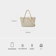 Elle | กระเป๋าหนังแบบที่มีลายผูกพันหลายฟังก์ชัน