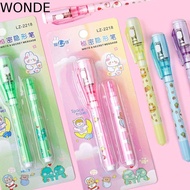 WONDE Cute Invisible Marker, Led UV Lamp With Small Light Invisible Pen With Refills, Creative Doubl