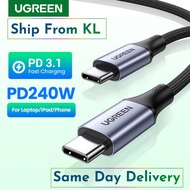 Ugreen 240W USB C to USB C Fast Charger Cable 48V/5A PD3.1 Charging Data