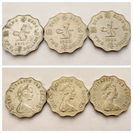 1975,1983,1984年貳元硬幣