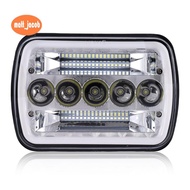 5X7Inch 7X6Inch LED Headlight Hi-Lo Beam  DRL for   XJ  YJ