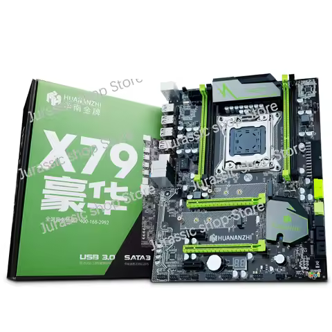 South China Gold X79 2011 Pin Desktop Computer Studio Single Main Board E5-2680V2 CPU Set