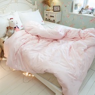 100%長纖維純蠶絲被 雙人6x7尺 表布純棉 純手工拉製 2.7kg台灣製