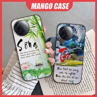 Xiaomi Redmi K80 / K80 Pro case printed with calligraphy, landscape, brooch