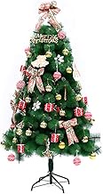 Pre-Decorated Artificial Christmas Tree,premium Xmas Tree Easy To Assemble With Sturdy Metal Stand Christmas Ornaments-red 6ft(180cm) The New