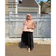 Kaffa Indonesia | Shazna Tunic | Balloon Top | TUNIC POLOS| Tops | Bottom