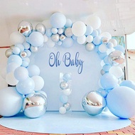 Gender Reveal Party Set Baby Shower Boy Decoration Birthday For Boy Bluey Arche ballon Gender Reveal