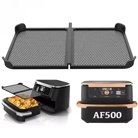 2nd generation Air Fryer Splatter Guard Heat Resistant for Ninja AF500 Air Fryer Reusable Foldable O