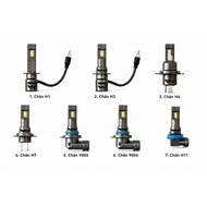 D6S Straight Plug LED 65W Output With Cooling Fan installed in original car with 3605 Led chip