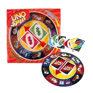 Mattel ü∩σ Spin Board Game (1 ü∩σ spin wheel, 112 ü∩σ spin cards) UñO | Spin Wheel & 112 Cards