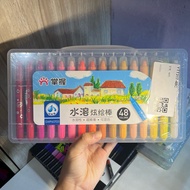 SILKY CRAYON GRASP 48 COLORS ROTATING SCREW CRAYON Crayon Silky Crayon for Kids