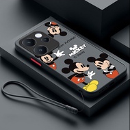 OPPO Reno 15 Pro 5G Reno15 F 5G Name Custom Anti-Slip Candy Color Case Cover Cartoon Mickey Hard Cas
