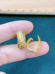Auto clip earrings 10k gold (0142)