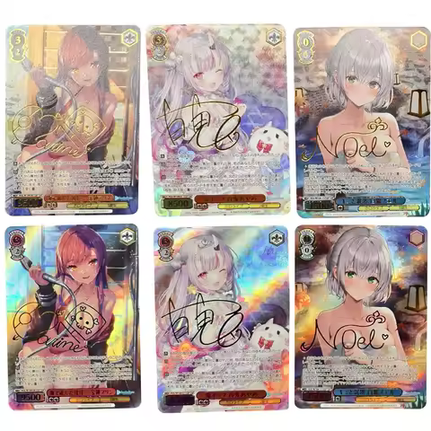 Hololive Weiss Schwarz Anim Waifu Collection Card Houshou Marine Nakiri Ayame Shirogane Noel Signatu