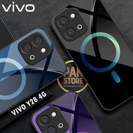 Softcase Glass Case Vivo Y28 4G 2024 Latest Vivo Y28 4G Mobile Phone Case - Mobile Phone Protector -