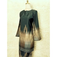 Baju Kurung Moden Dark Emerald Green Hijau Gelap Limited Edition S -XXL